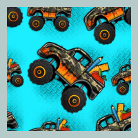 Monster Truck Pre Teen Seamless Pattern Heavy Core Tee | Teevron