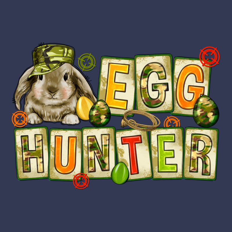 Egg Hunter With Camouflage Plate Letters Easter Heavyweight Hoodie by HowdyJamesFarm | Teevron