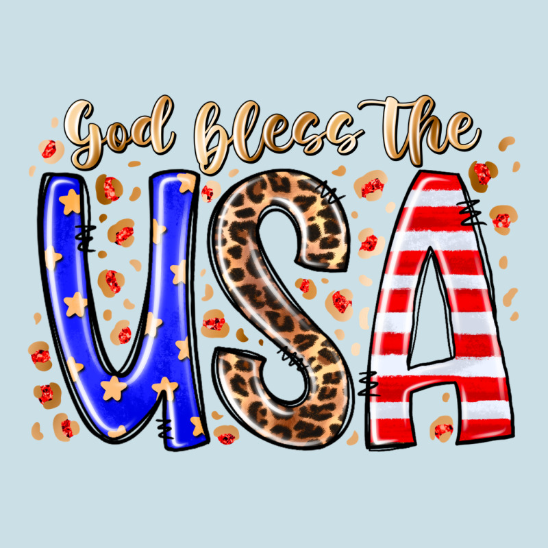 God Bless The Usa Ladies Tee by RacoonDesign | Teevron