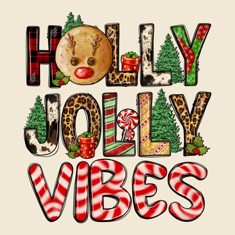 Holly Jolly Vibes Ladies Tee by FaDigitalArtStudio | Teevron