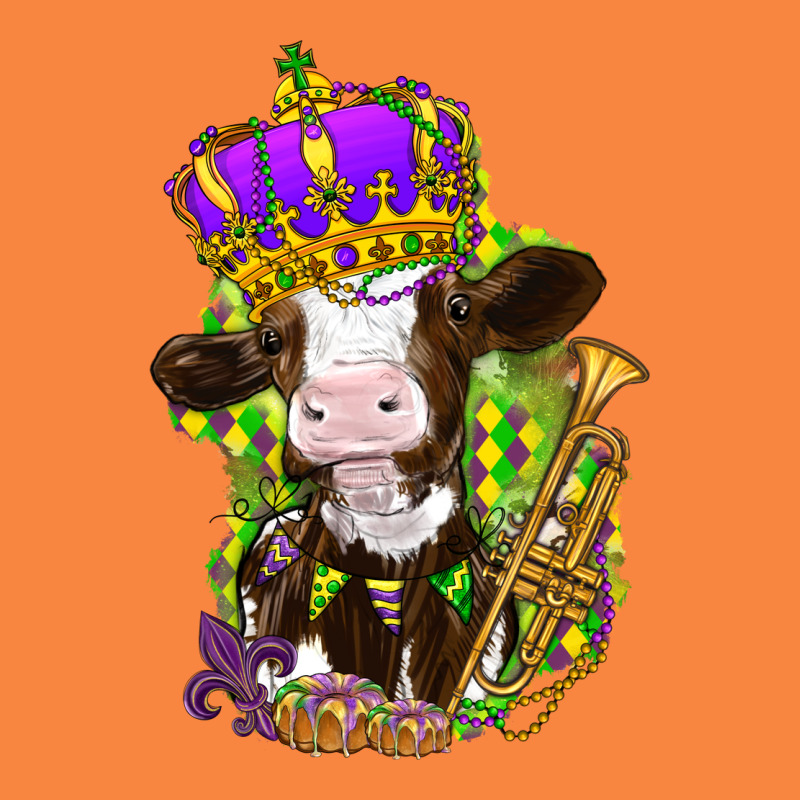 Mardi Gras Cow Premium Sweatshirt by HowdyJamesFarm | Teevron