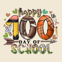 Happy 100 Americana Football Basketball Day Of Sch Ladies Tee | Teevron