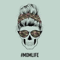 Feminine Camouflage Patterned Mom Skull Zipper Hoodie | Teevron