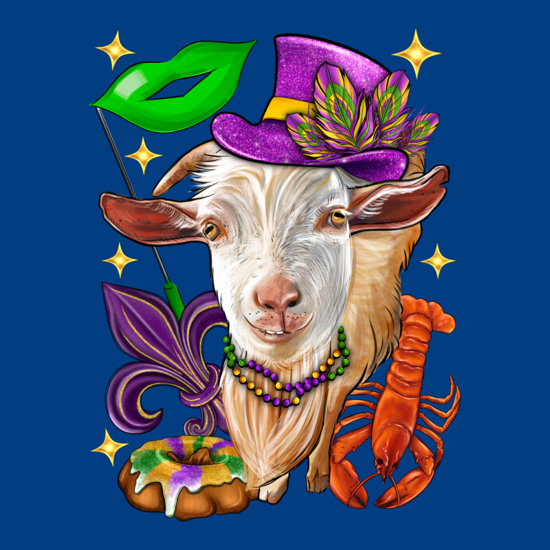 Mardi Gras Goat Premium Sweatshirt by HowdyJamesFarm | Teevron