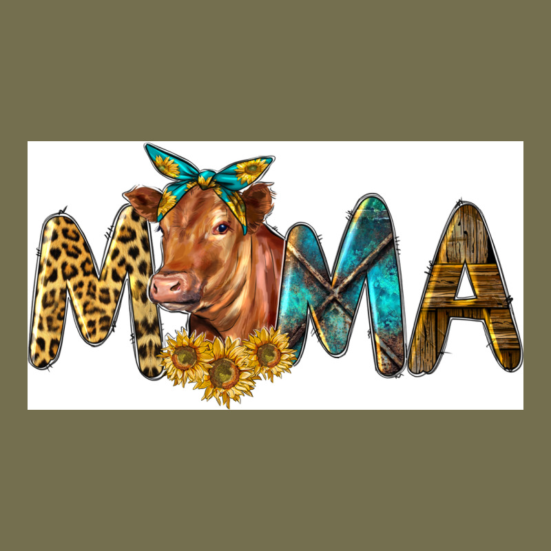 Western Cow Red Angus Mama Vintage Hoodie by LillyAllenDesigns | Teevron