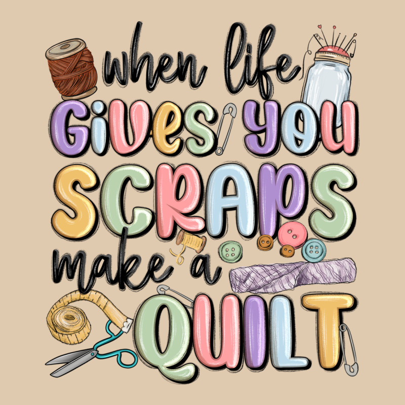 When Life Gives You Scraps Make A Quilt Heavyweight Sweatshirt by MaliasSmallBusiness | Teevron