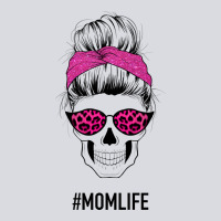Pink Glitter, Leopard Pattern Mom Skull Zipper Hoodie | Teevron