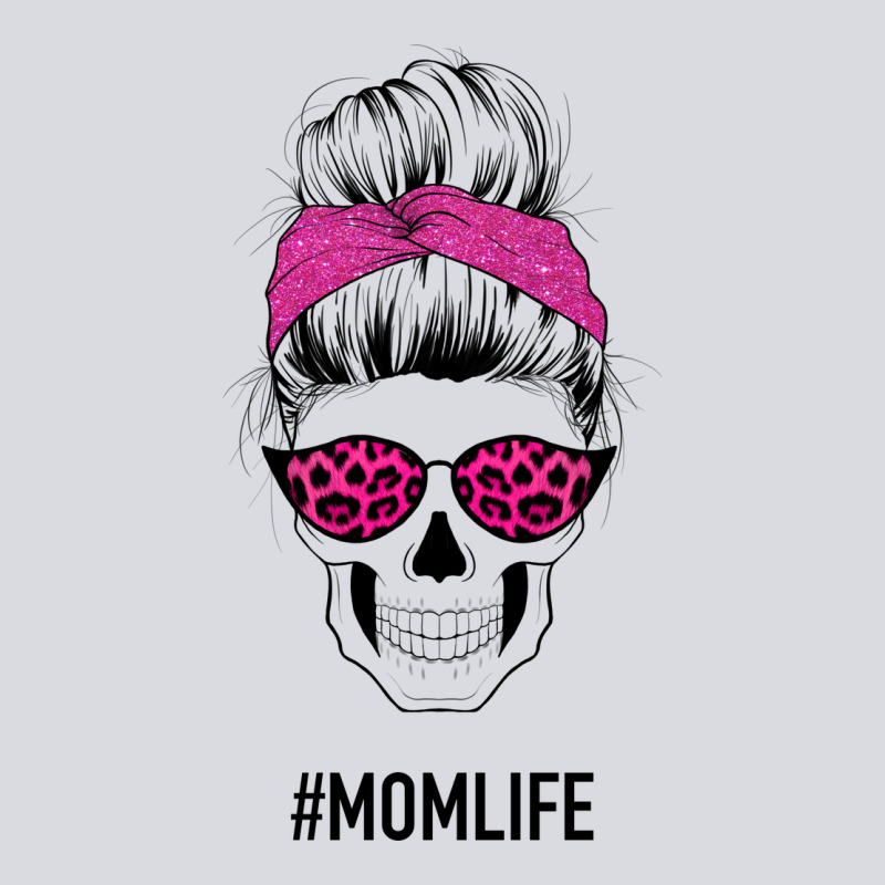 Pink Glitter, Leopard Pattern Mom Skull Zipper Hoodie by Bettercallsaul | Teevron