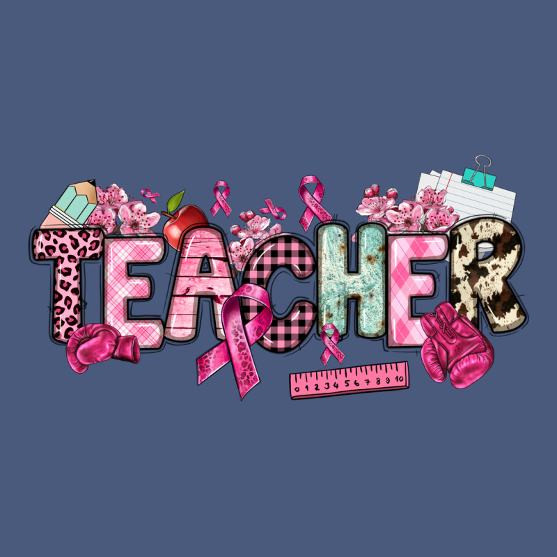 Cancer Awareness Teacher Vintage Hoodie by NancyCooperArtShop | Teevron