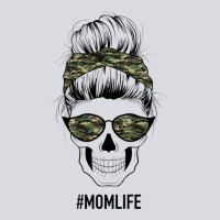 Camouflage Pattern Mom Skull Zipper Hoodie | Teevron