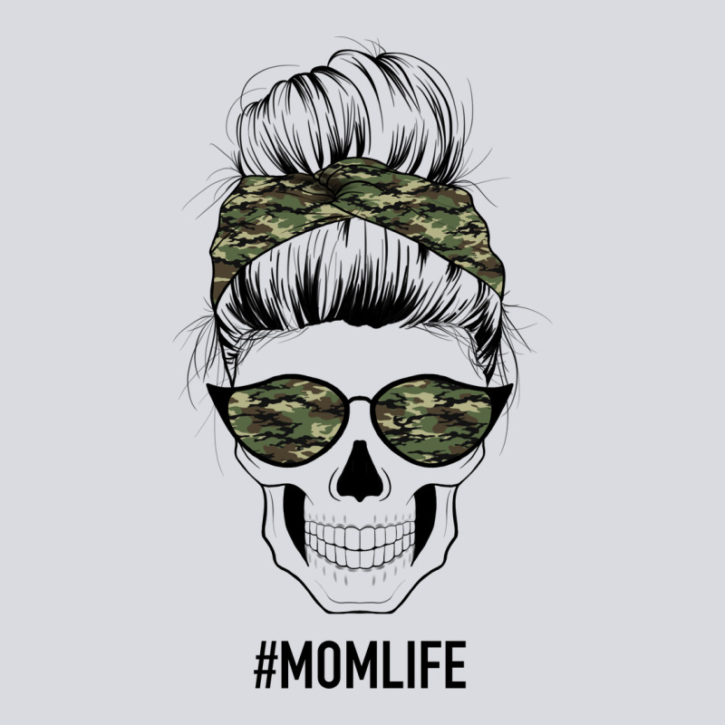 Camouflage Pattern Mom Skull Zipper Hoodie by Bettercallsaul | Teevron