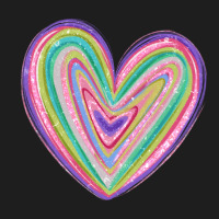 Valentine's Day Colorful Heart Classic Tee | Teevron