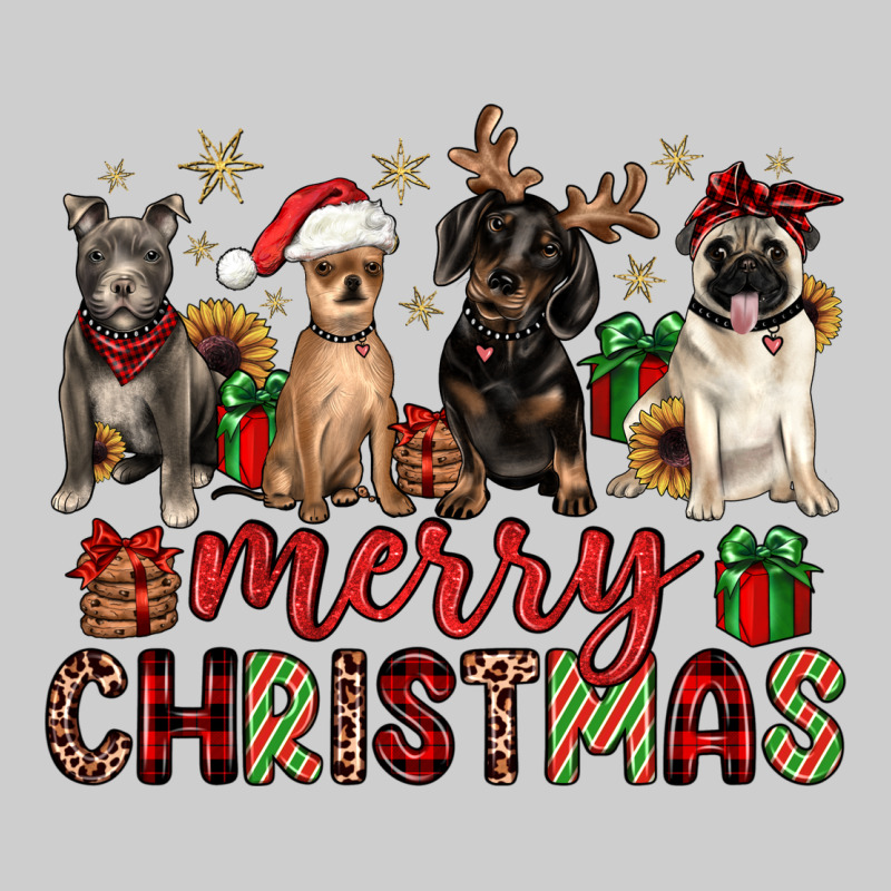 Merry Christmas Chihuahua Pitbull Pug Dachshund Premium Tee by JahusDesignShop | Teevron