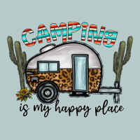 Camping Is My Happy Place Heavy Core Tee | Teevron