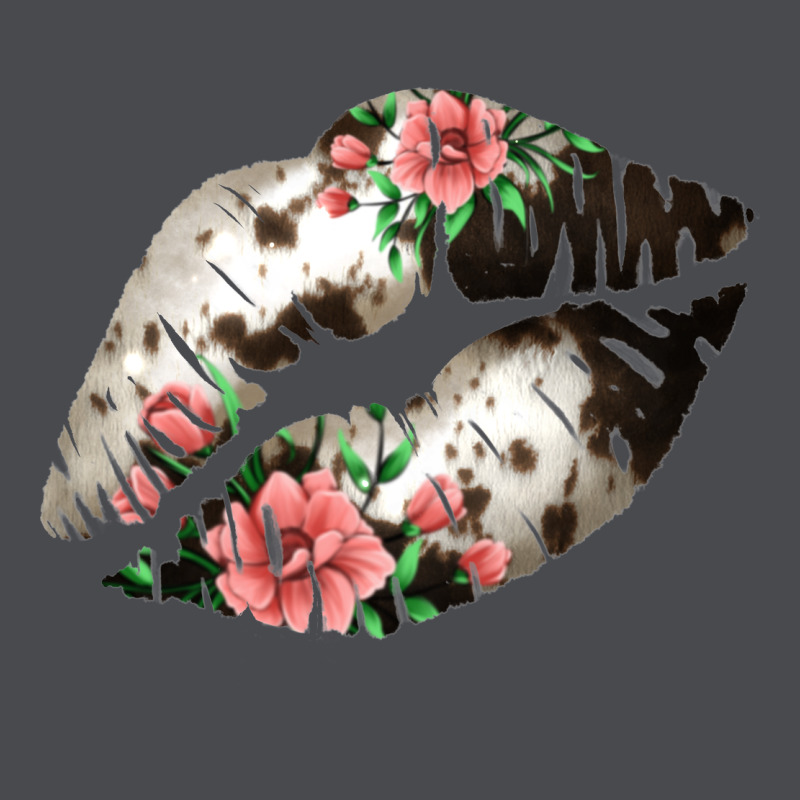 Cowhide And Flowers Lips Zipper Hoodie by Bettercallsaul | Teevron