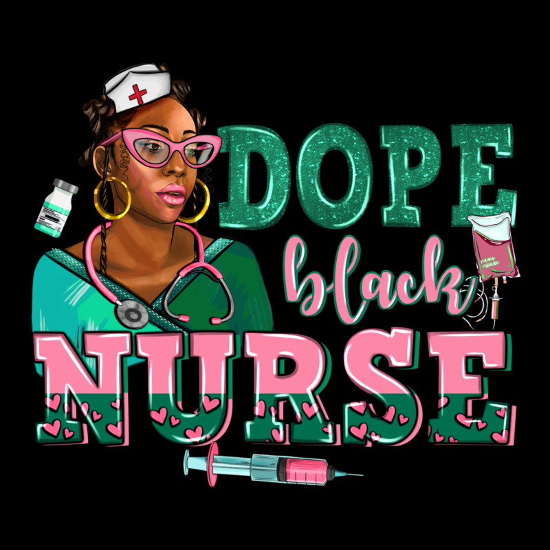 Afro  Nurse Dope Black Premium Tee by AdoDesignShop | Teevron