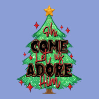 Oh Come Let Us Adore Him Christmas Tree Long Sleeve Tee | Teevron