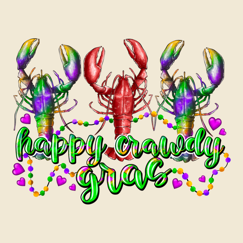 Happy Crawdy Gras Ladies Tee by RacoonDesign | Teevron