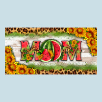Watermelon Mom License Plate Ladies Tee | Teevron