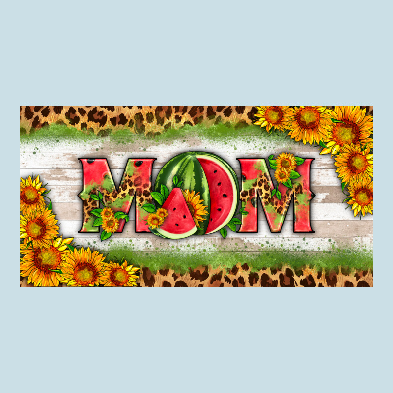 Watermelon Mom License Plate Ladies Tee by HRA Design Shop | Teevron