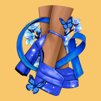 Colon Cancer Heels Vintage Hoodie | Teevron
