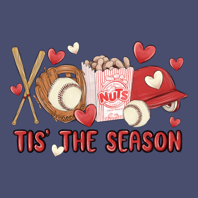 Tis The Season Baseball Vintage Tee by MaliasSmallBusiness | Teevron