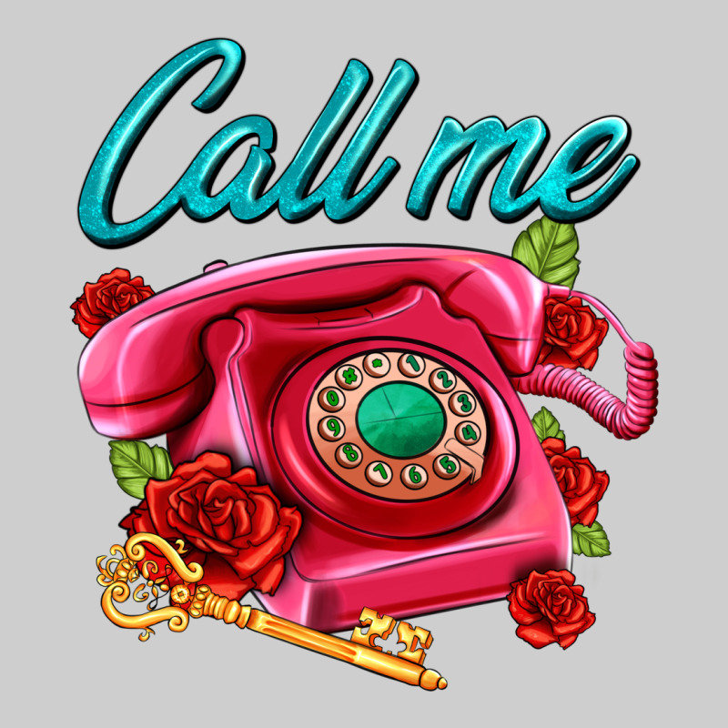 Call Me Roses And Pink Telephone Premium Tee by AdoDesignShop | Teevron