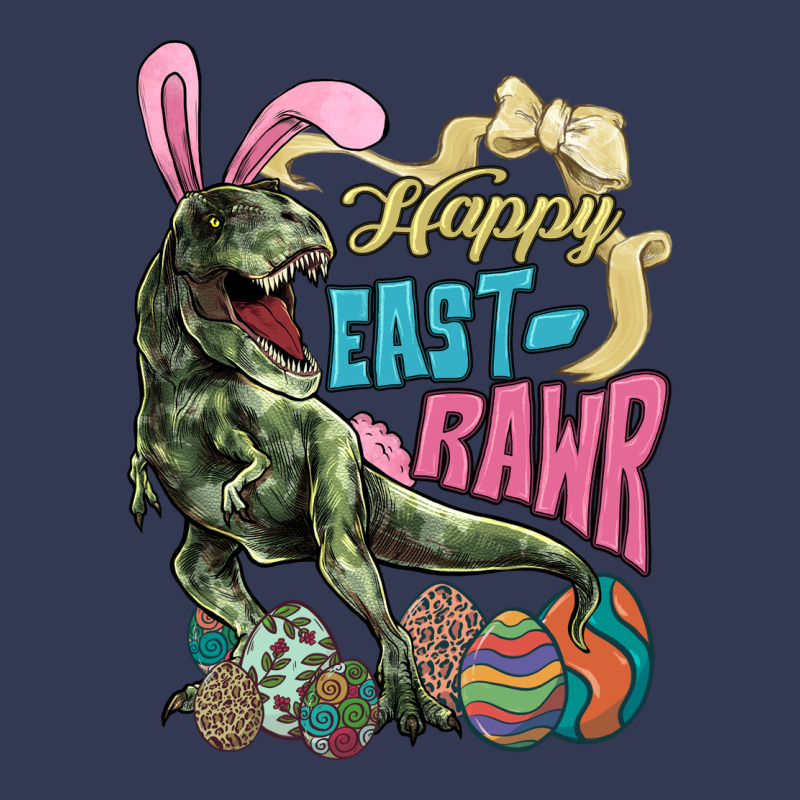 Happy Easter Day T-rex Heavyweight Hoodie by HowdyJamesFarm | Teevron