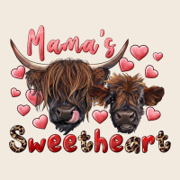 Mama's Sweetheart Highland Cow And Calf Zipper Hoodie | Teevron