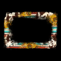 Western Serape Sunflower Background Frame Heavyweight Sweatshirt | Teevron