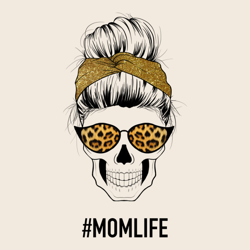 Yellow Glitter, Leopard Pattern Mom Skull Zipper Hoodie by Bettercallsaul | Teevron