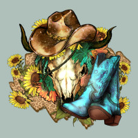 Cow Skull Cowboy Boots Hats Sunflowers Heavyweight Hoodie | Teevron
