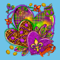 Mardi Gras Hearts Premium Sweatshirt | Teevron