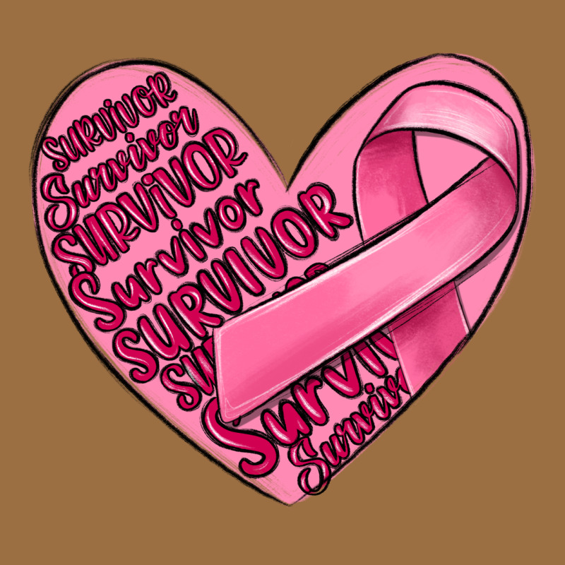 Heart Breast Cancer Vintage Tee by MaliasSmallBusiness | Teevron