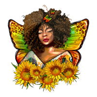 Butterfly Afro Woman Juneteenth Premium Tee | Teevron