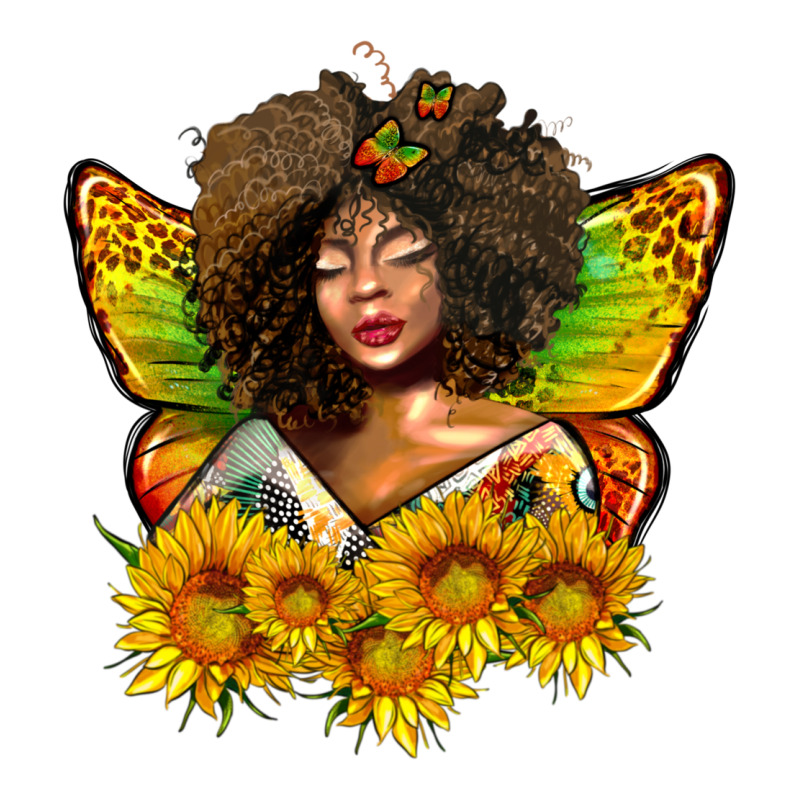 Butterfly Afro Woman Juneteenth Premium Tee by AdoDesignShop | Teevron