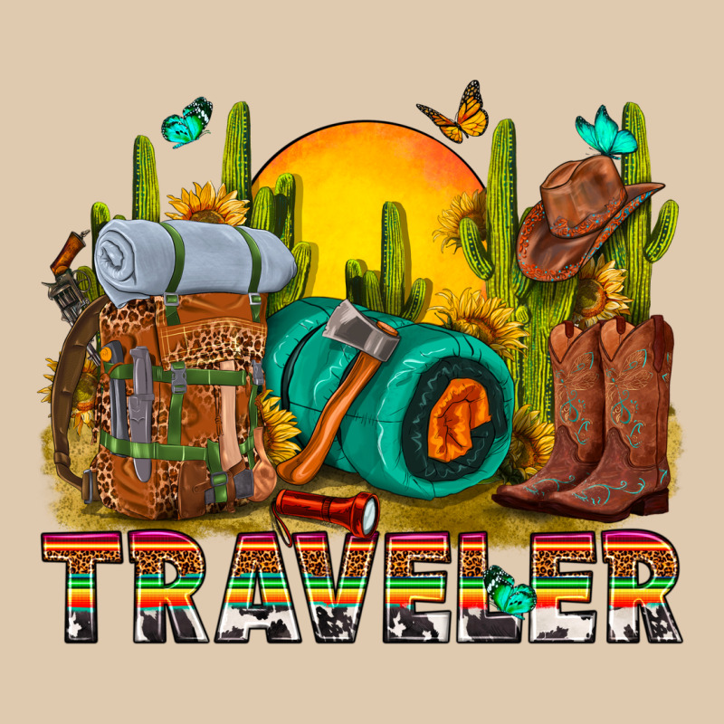 Western Traveler Cowboy Heavyweight Sweatshirt by NancyCooperArtShop | Teevron