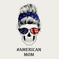 American Stars, American Flag Patterned Mom Skull Zipper Hoodie | Teevron