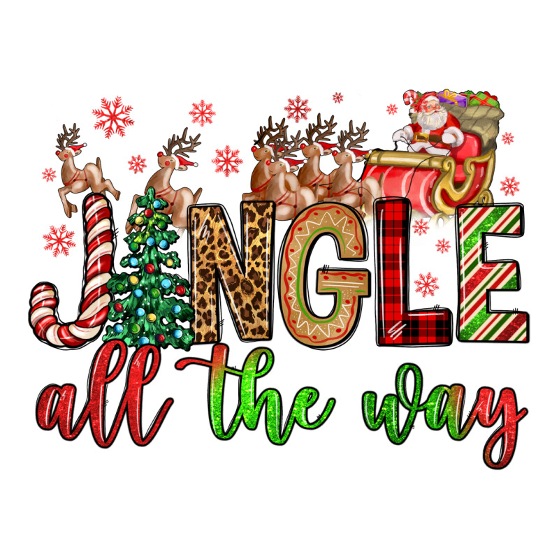 Jingle All The Way Ladies Tee by FaDigitalArtStudio | Teevron