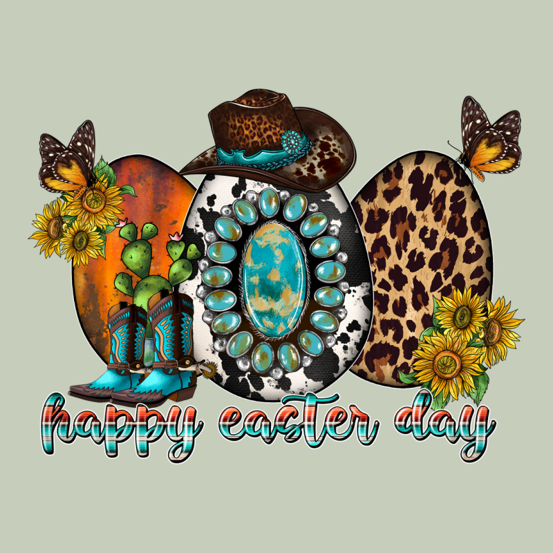 Happy Easter Egg Western Ladies Tee by RacoonDesign | Teevron