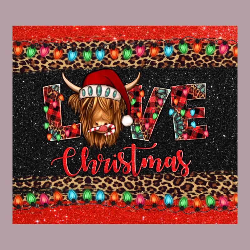 Love Christmas Highland Cow And Turquoise Gemstone Vintage Hoodie by Jasminsmagicworld | Teevron