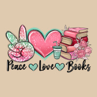 Peace Love Books Heavyweight Sweatshirt | Teevron