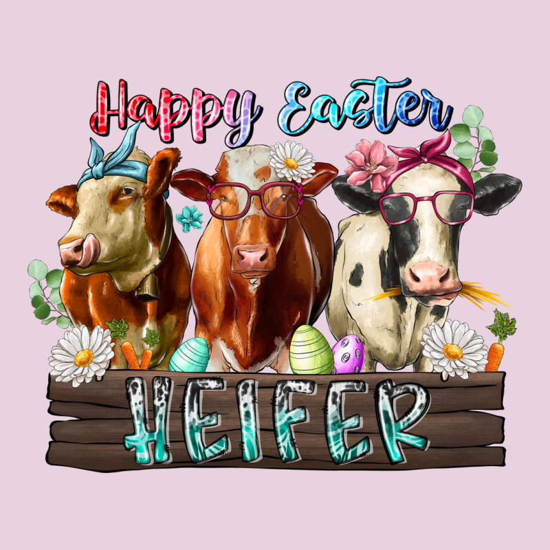 Happy Easter Heifer Ladies Tee by RacoonDesign | Teevron