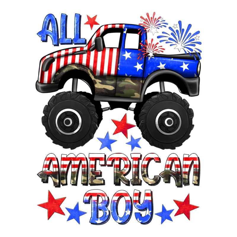 All American Boy Ladies Tee by HRA Design Shop | Teevron