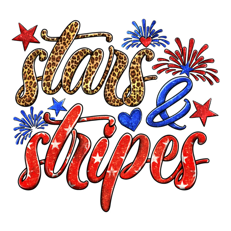 Stars And Stripes Ladies Tee by HRA Design Shop | Teevron