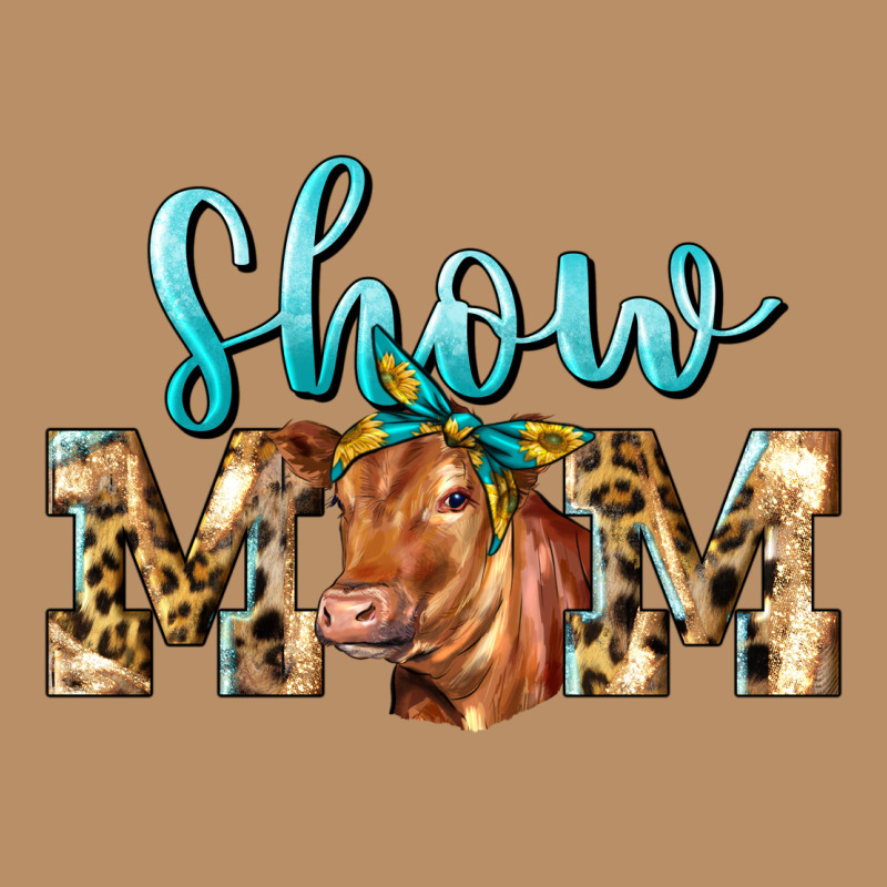Western Show Mom Red Angus Vintage Hoodie by LillyAllenDesigns | Teevron