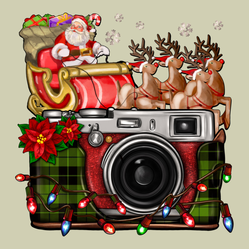 Christmas Santa Vintage Camera Heavy Core Tee by FaDigitalArtStudio | Teevron