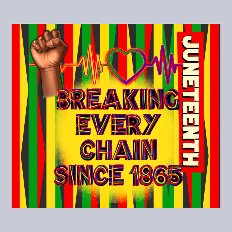 Juneteenth Breaking Every Chain Since 1865 Heavyweight Hoodie by TumblerDesignByShophia | Teevron