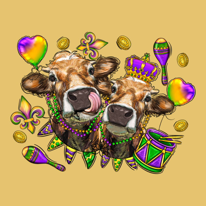 Mardi Gras Heifers Premium Sweatshirt by HowdyJamesFarm | Teevron