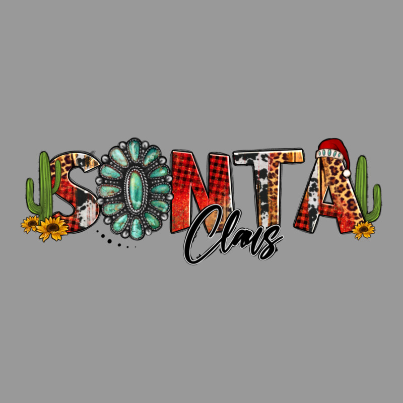 Western Christmas Santa Claus Sunflowers And Cactus Vintage Hoodie by Jasminsmagicworld | Teevron